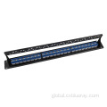 China 24Port RJ45 CAT6 Patch Panel with Cable Management Factory
